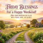 friday blessings for a happy weekend