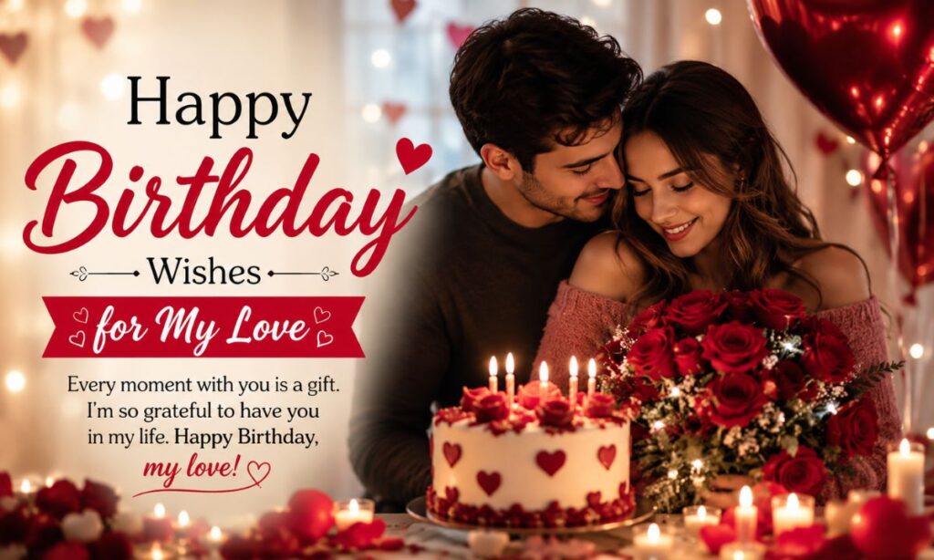 200+ Happy Birthday Wishes for My Love to Make Them Feel Special