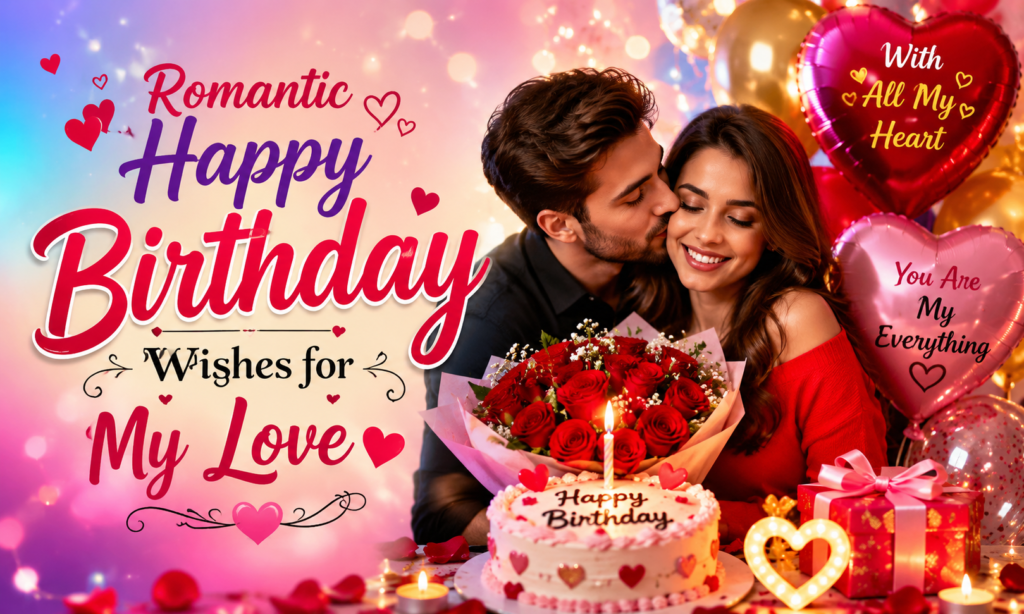 romantic happy birthday wishes for my love
