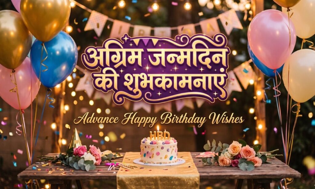 Advance Happy Birthday Wishes