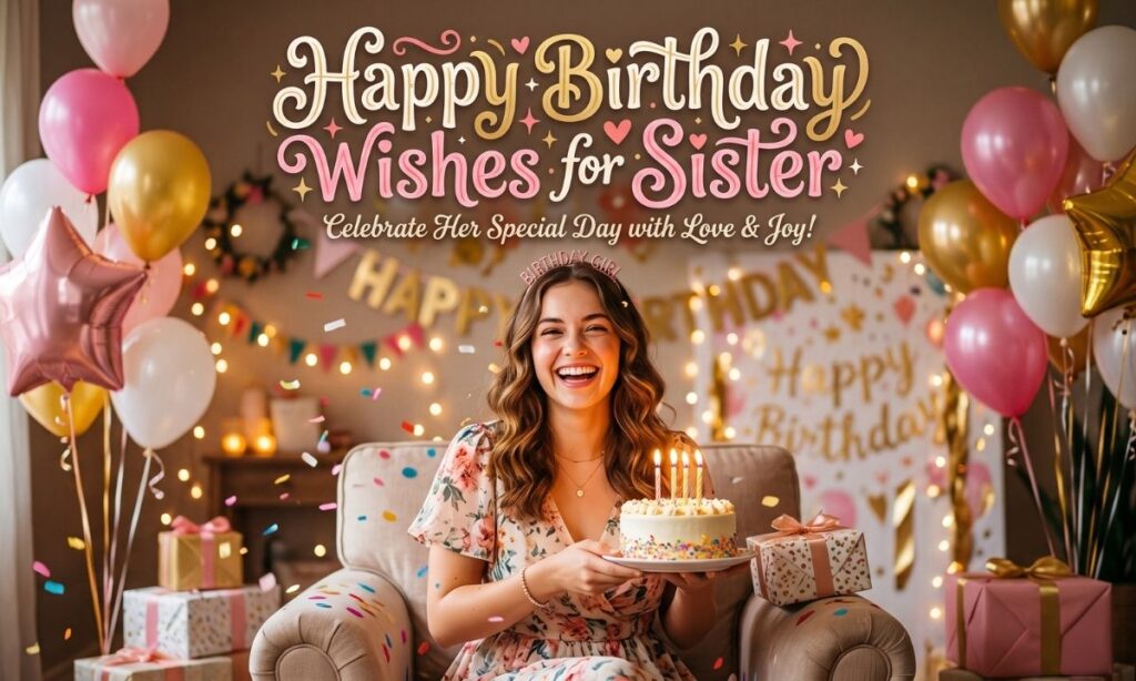 Happy Birthday Wishes for Sister