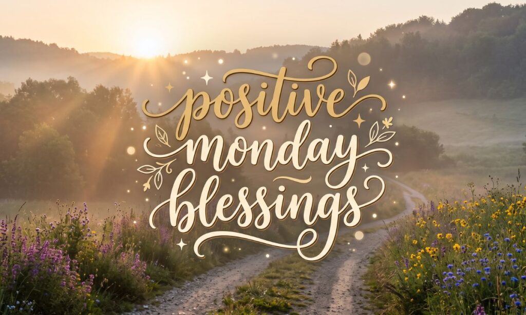 positive monday bless